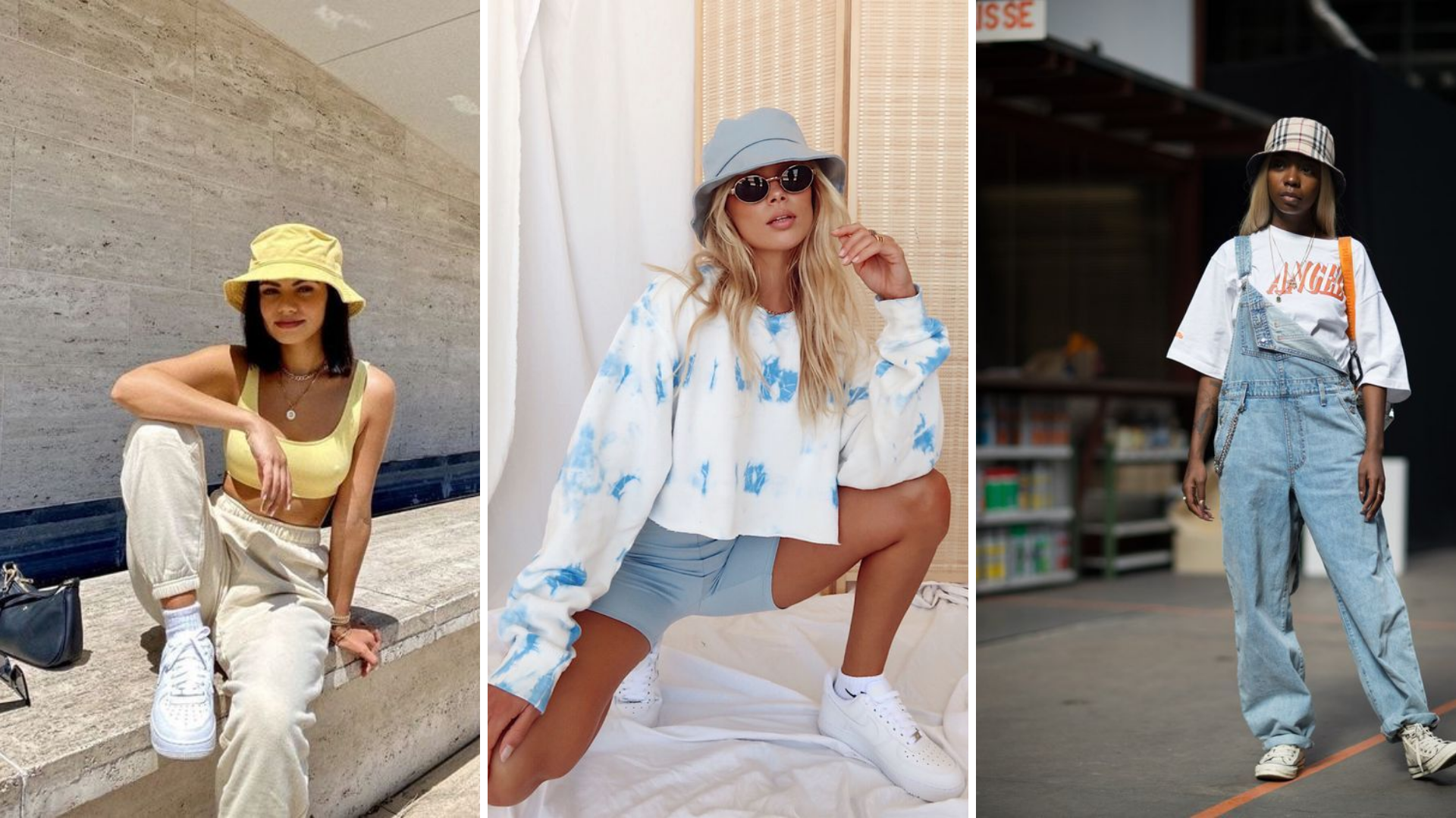 Ame ou odeie, o bucket hat veio para ficar: looks verão