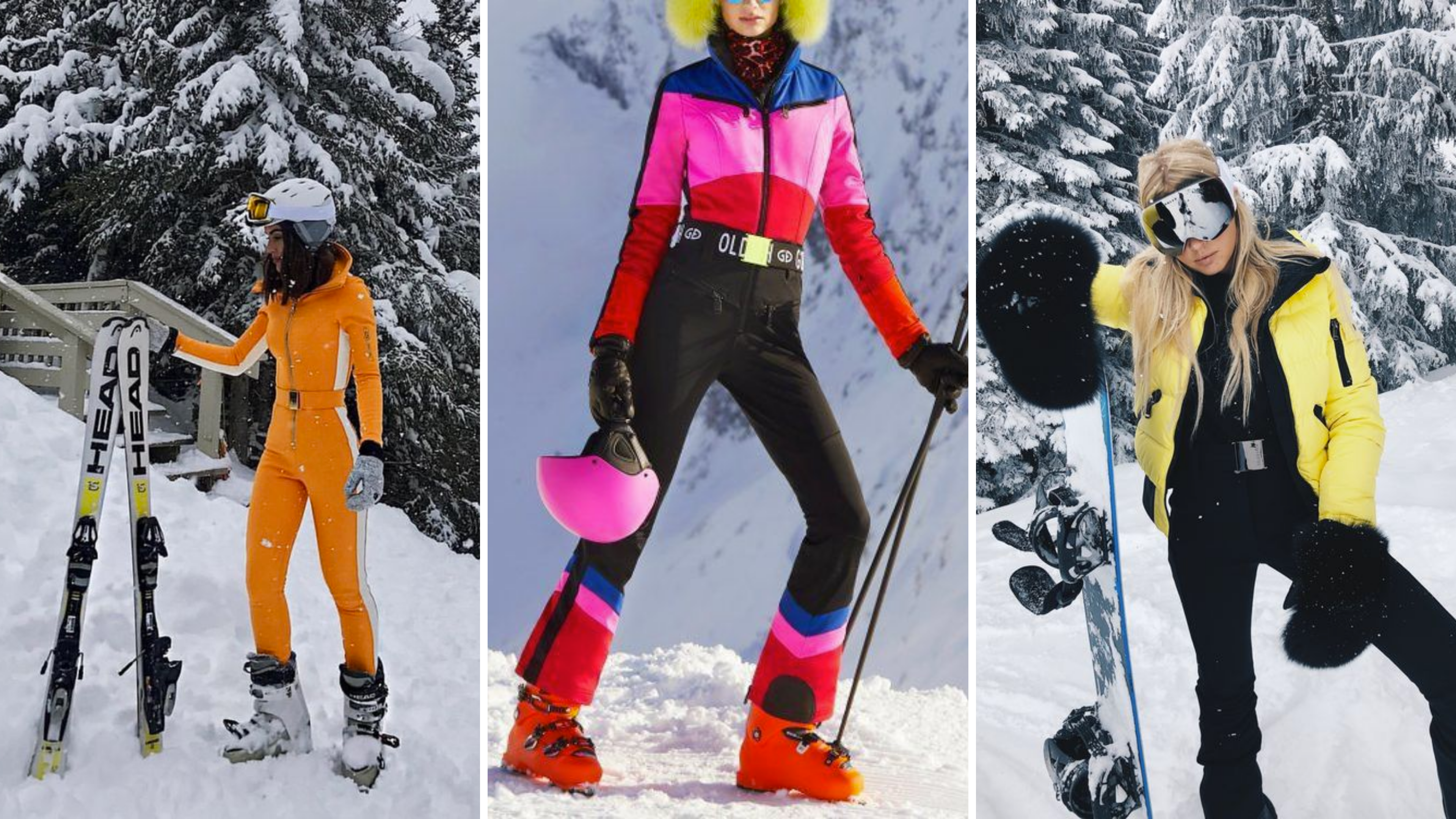 looks de neve vibrante